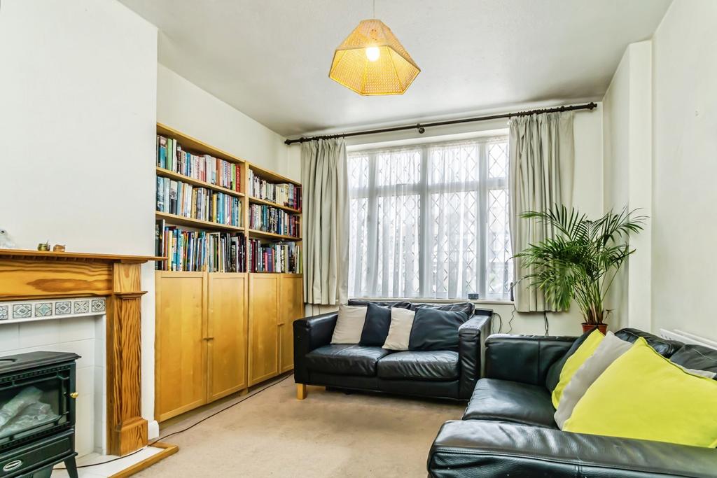 Living room, fireplace