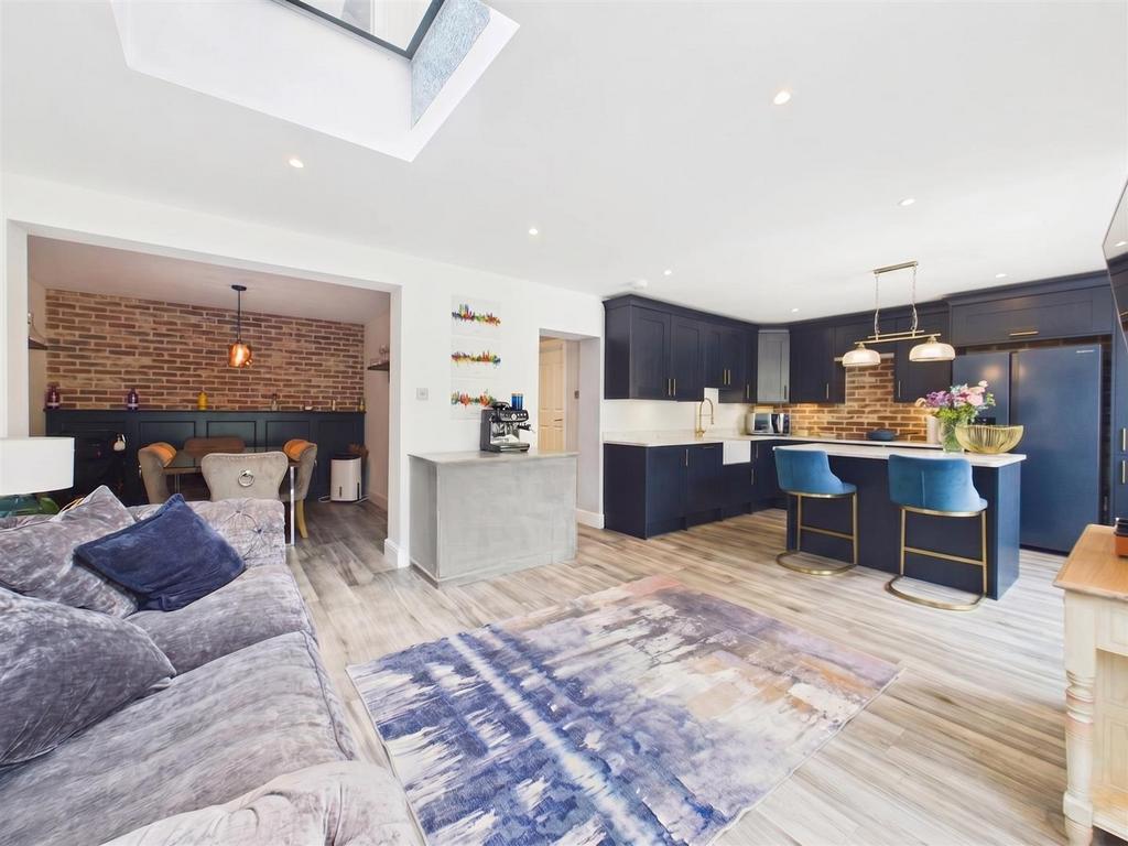 Open-plan living area, open plan living