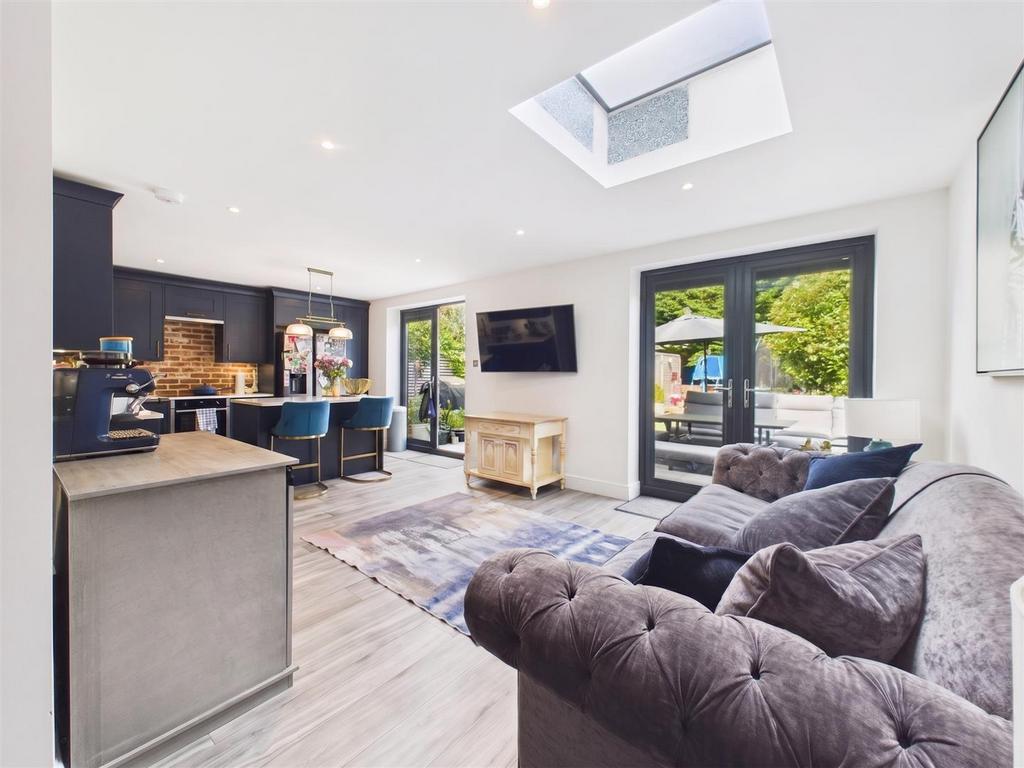 Open-plan living area, open plan living