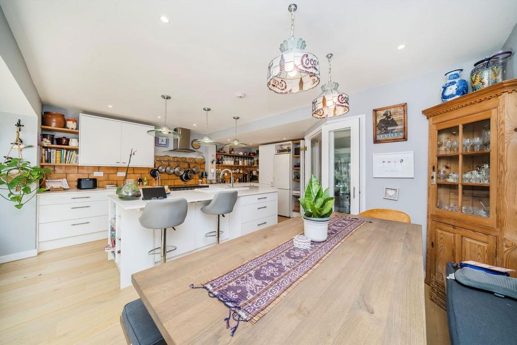 Open-plan living area, open plan living