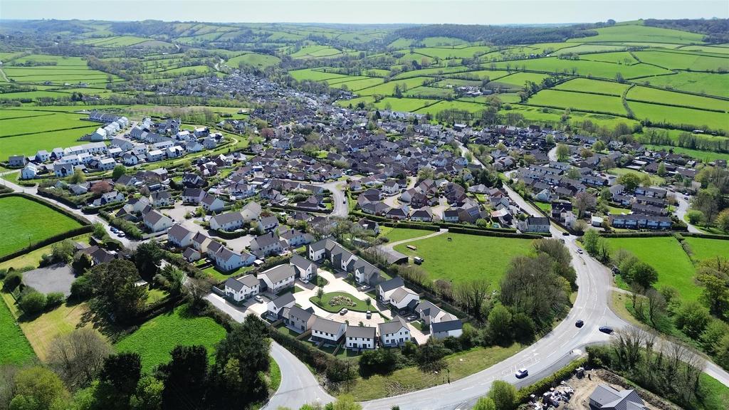 Aerial view, land
