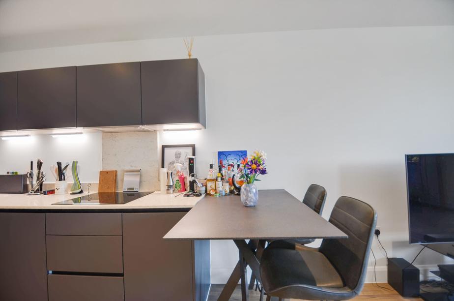 Open-plan living area, open plan living