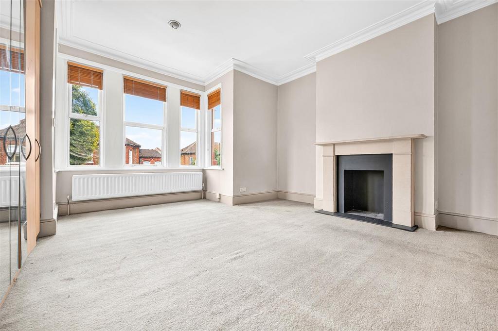 Living room, fireplace