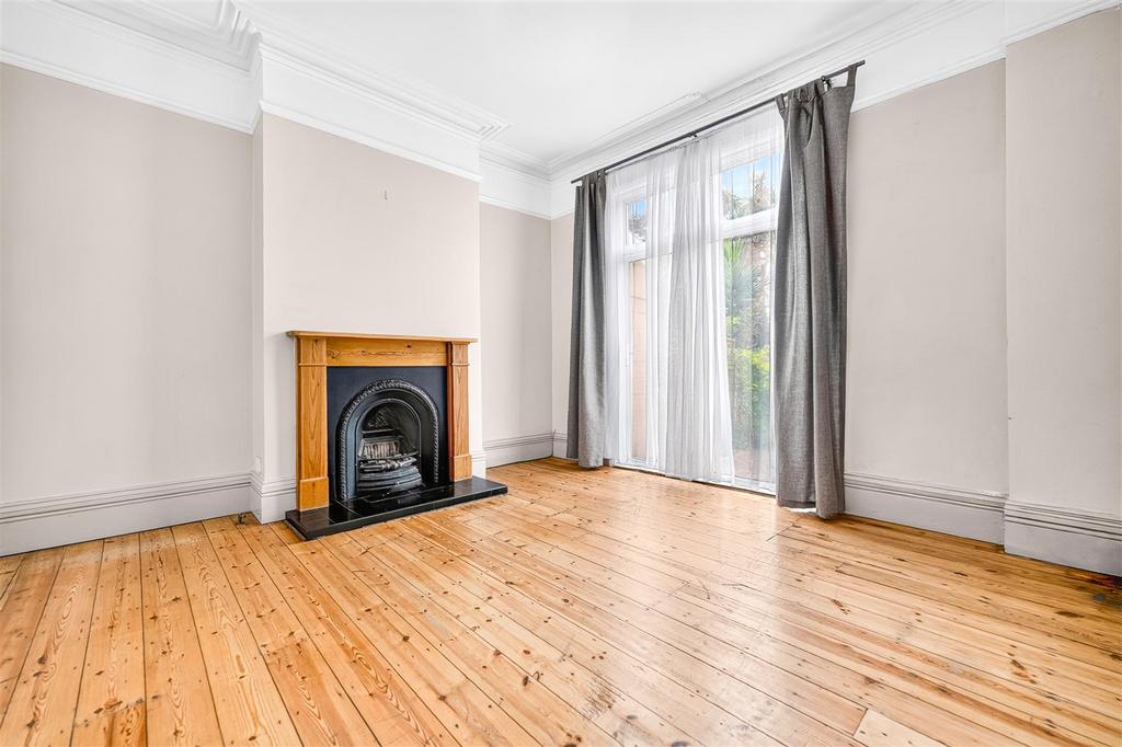 Living room, fireplace