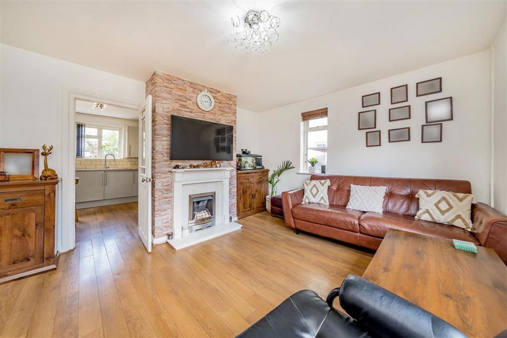 Living room, fireplace