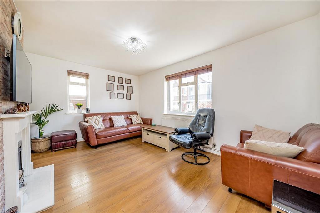Living room, fireplace