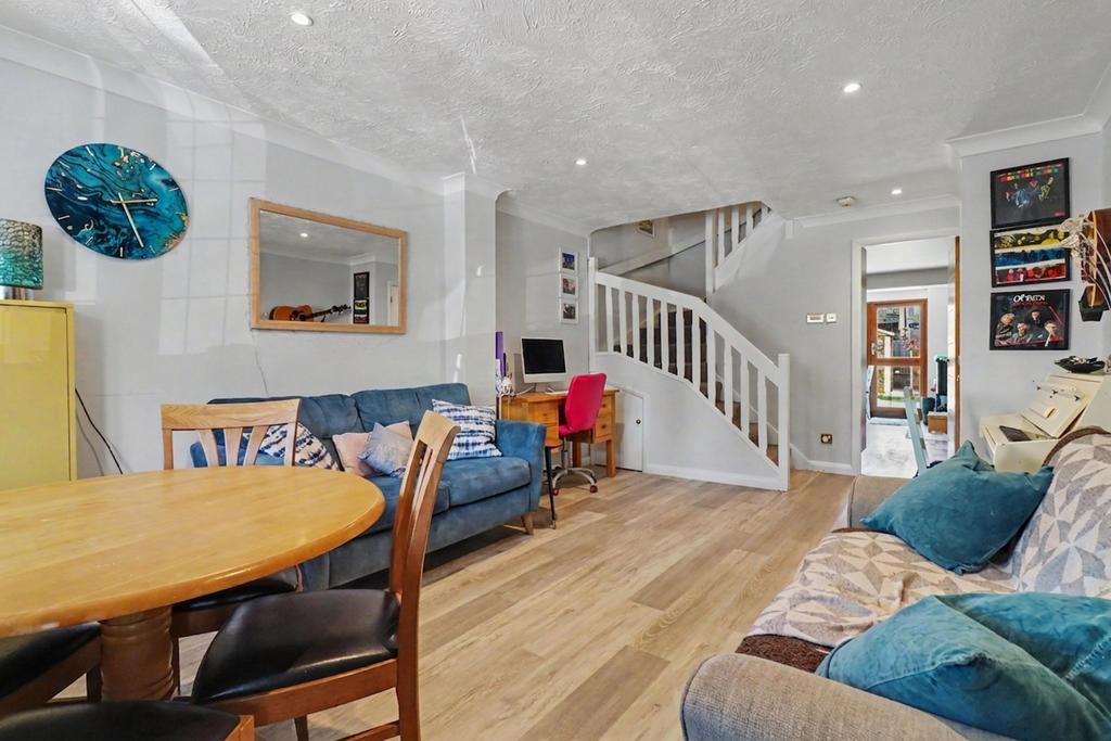 Open-plan living area, open plan living