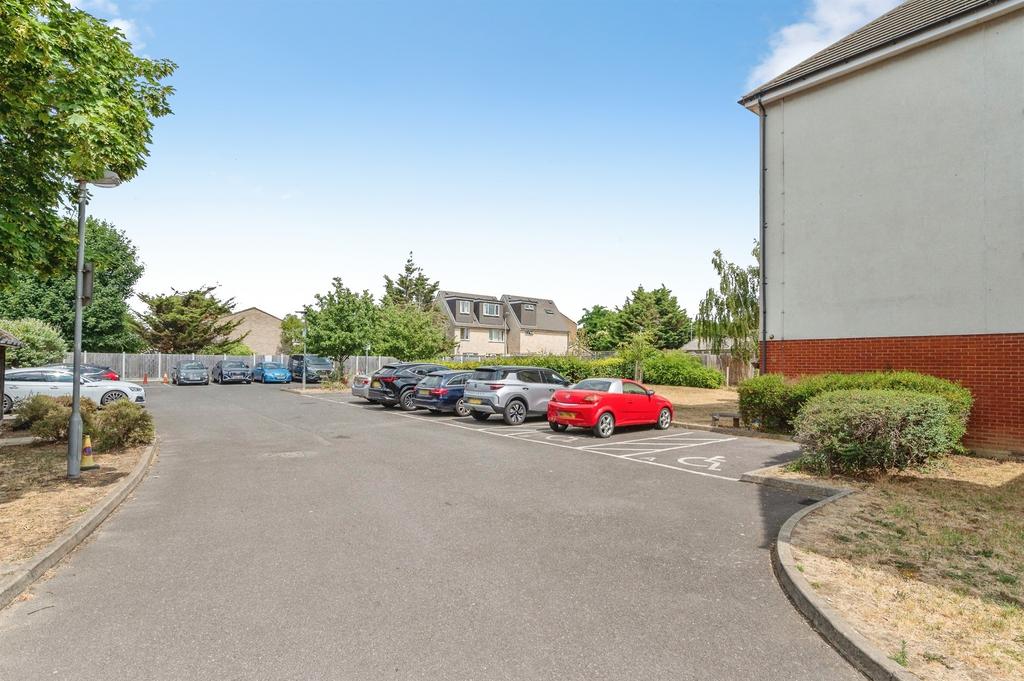 Driveway view, off-street parking