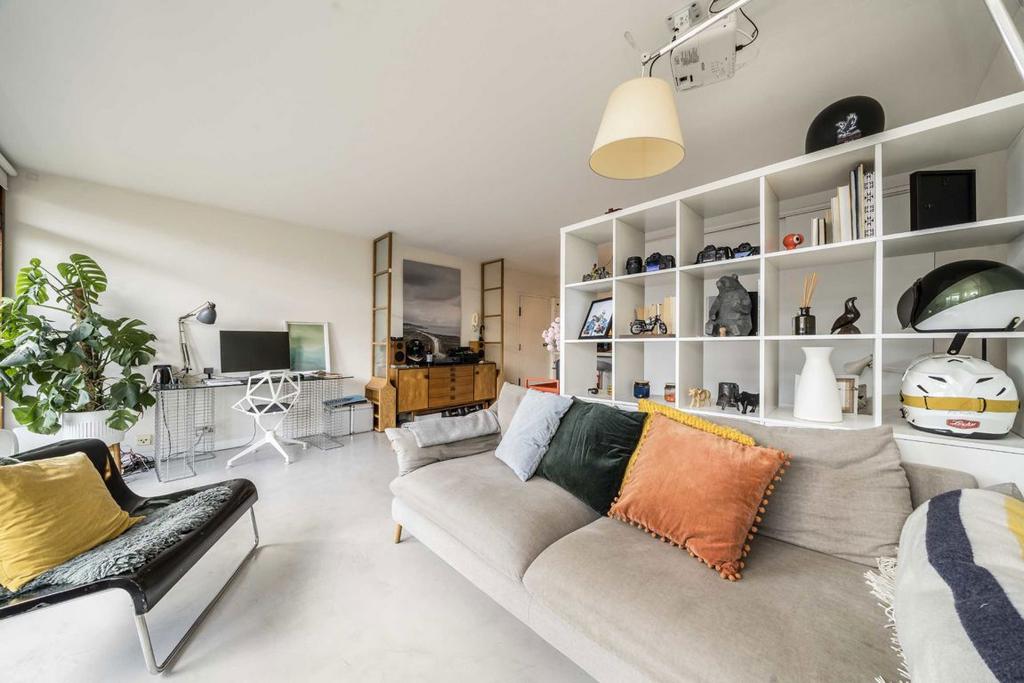 Open-plan living area, open plan living