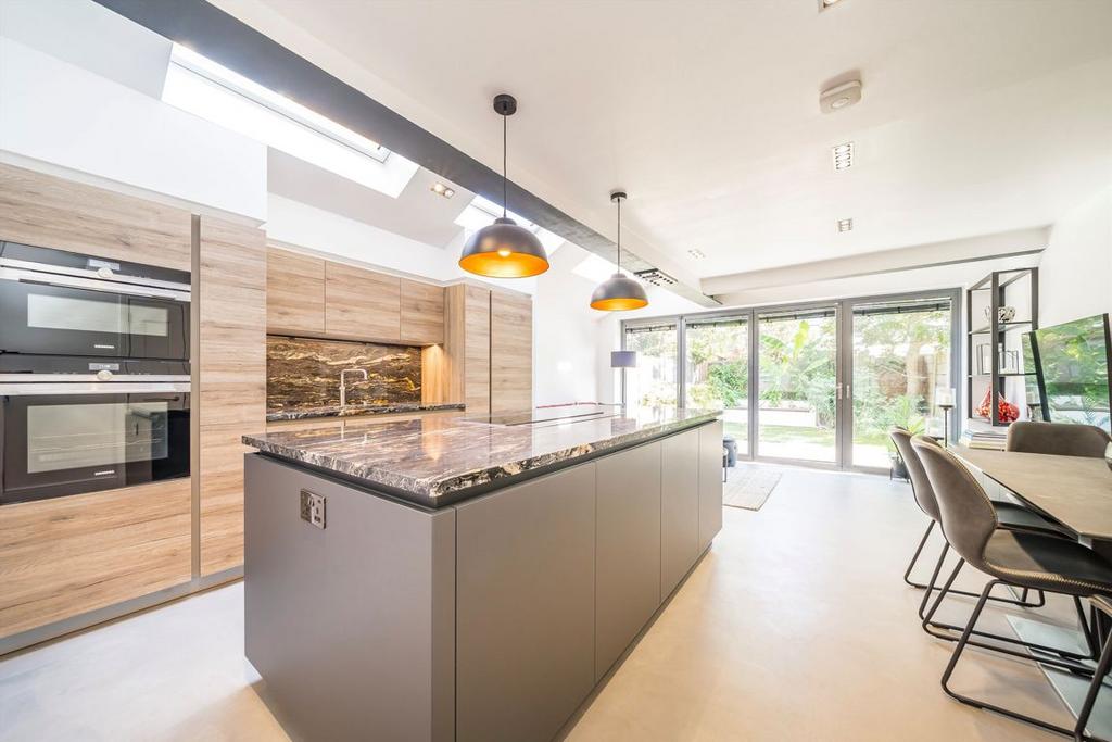 Open-plan living area, open plan living