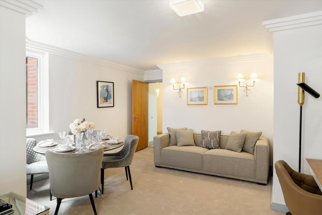 Open-plan living area, open plan living