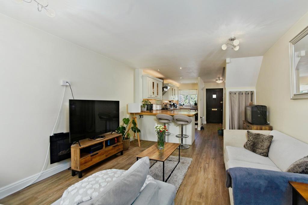 Open-plan living area, open plan living