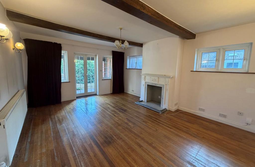 Living room, fireplace