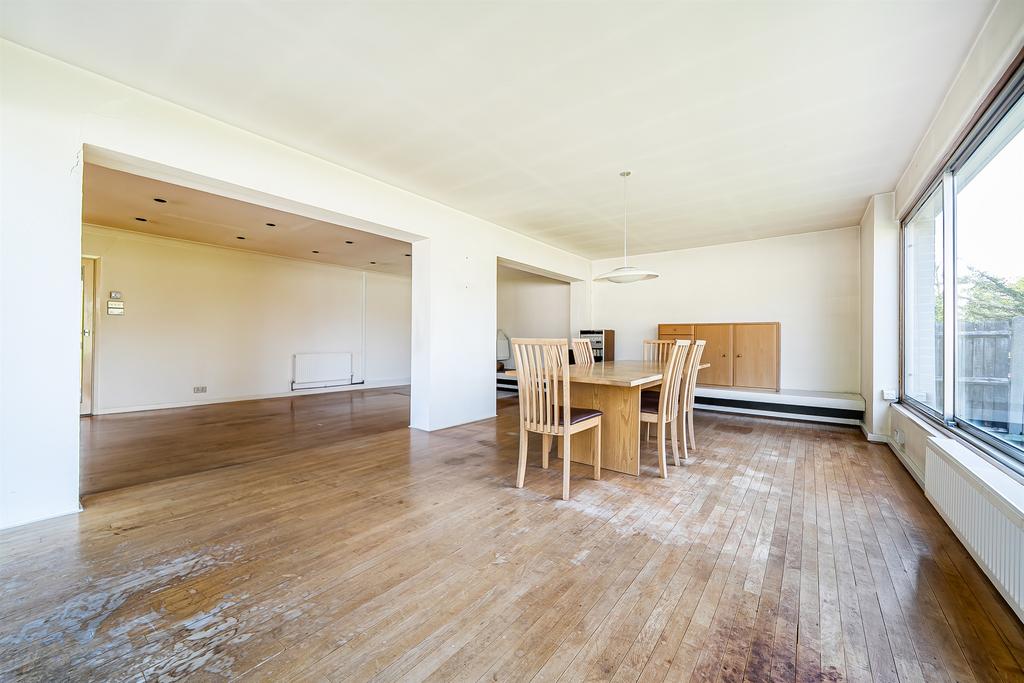 Open-plan living area, open plan living