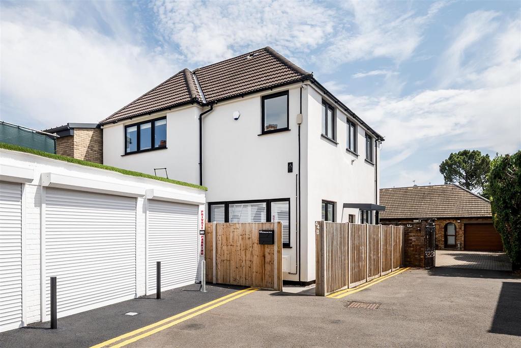 House exterior, off-street parking