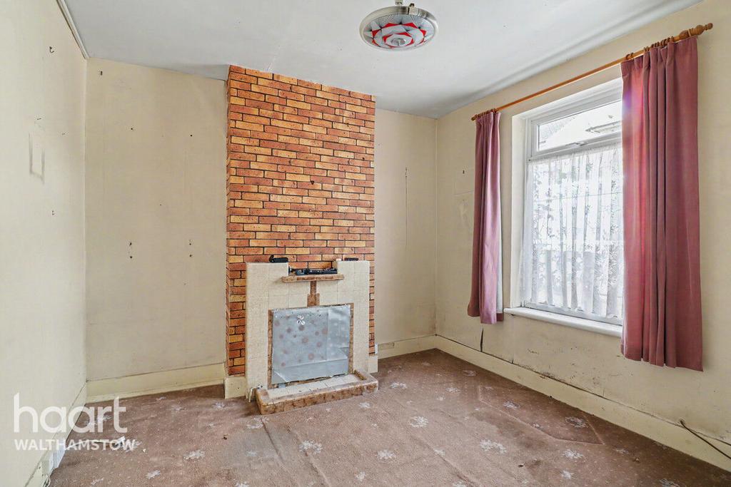 Living room, fireplace