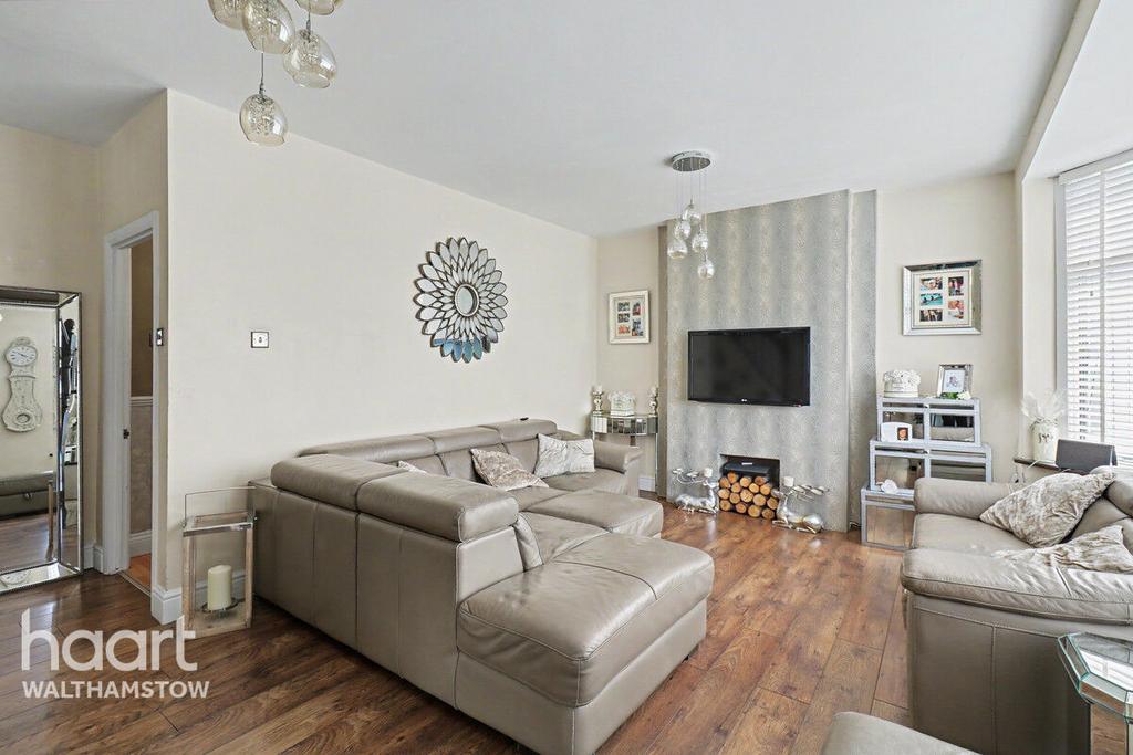 Living room, fireplace