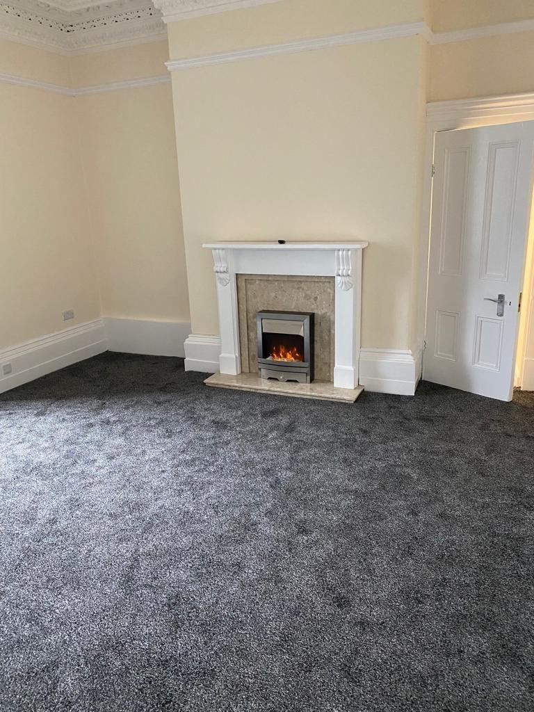 Living room, fireplace