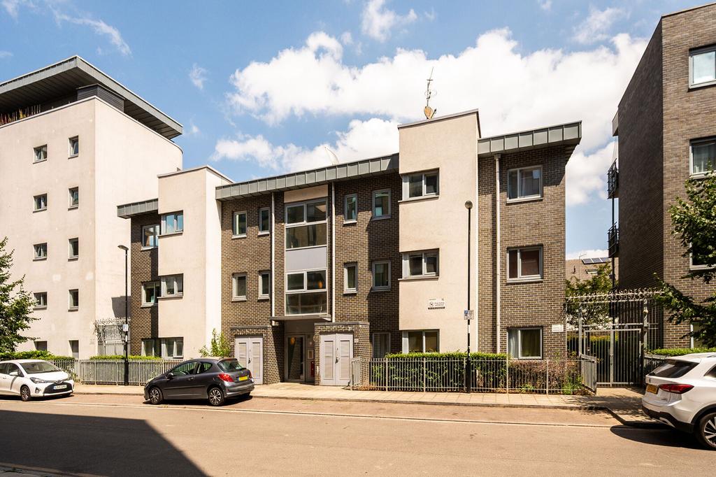 Apartment building facade, block of apartments