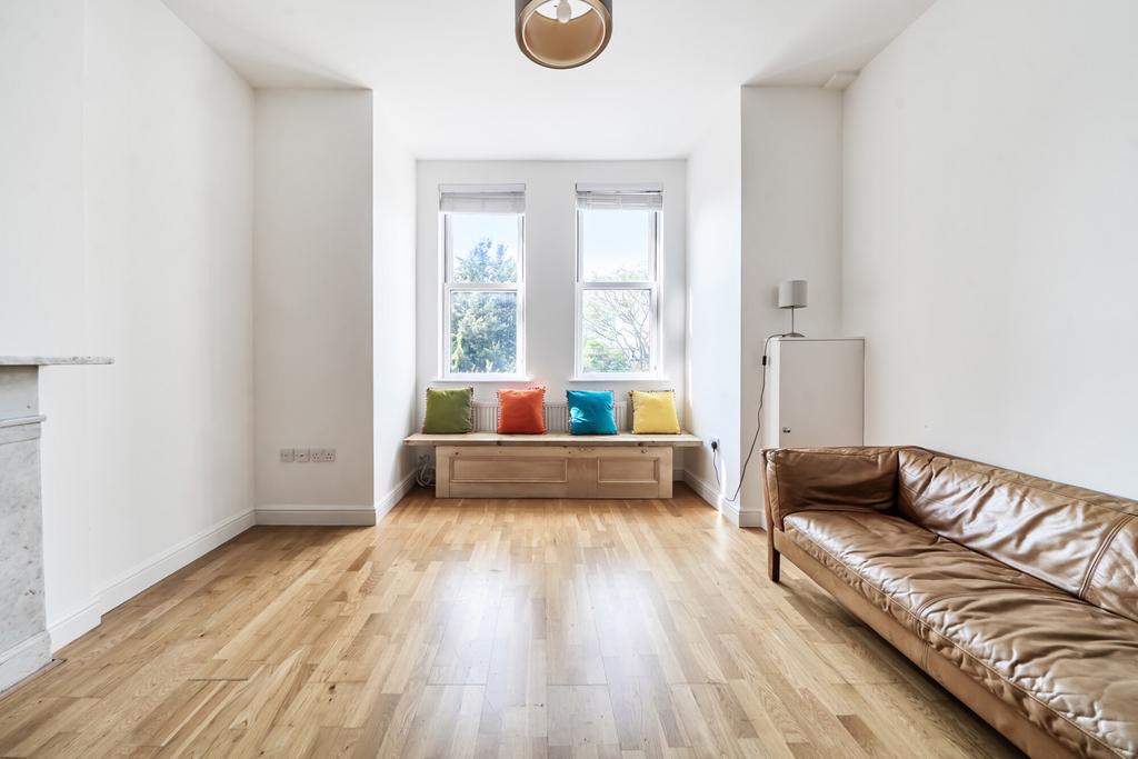 Living room, fireplace