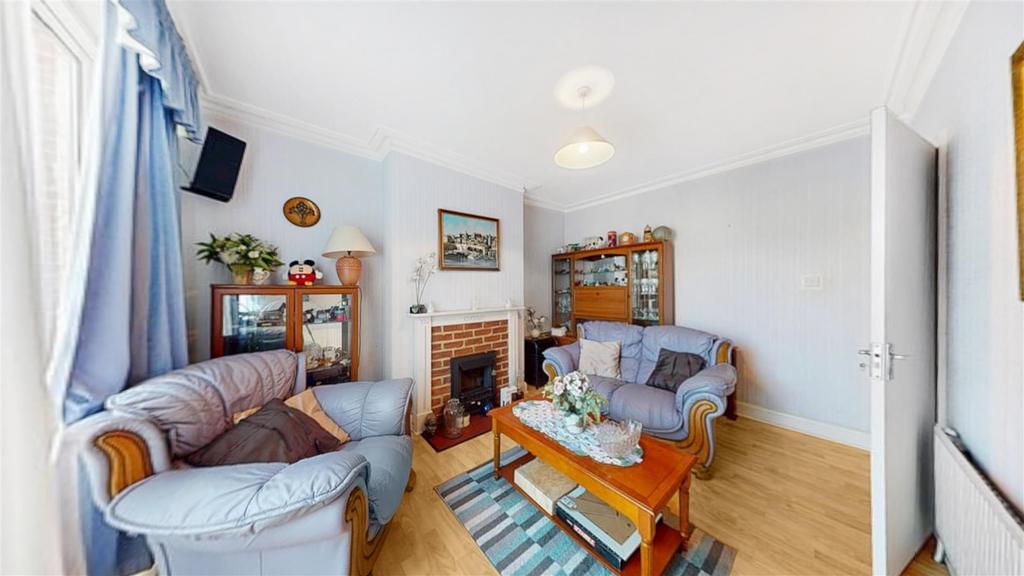 Living room, fireplace
