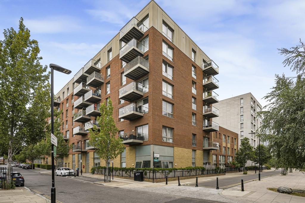 Apartment building facade, block of apartments