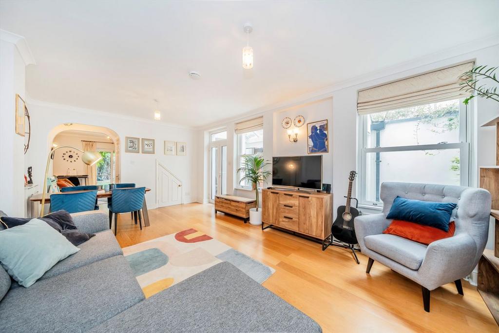 Open-plan living area, open plan living