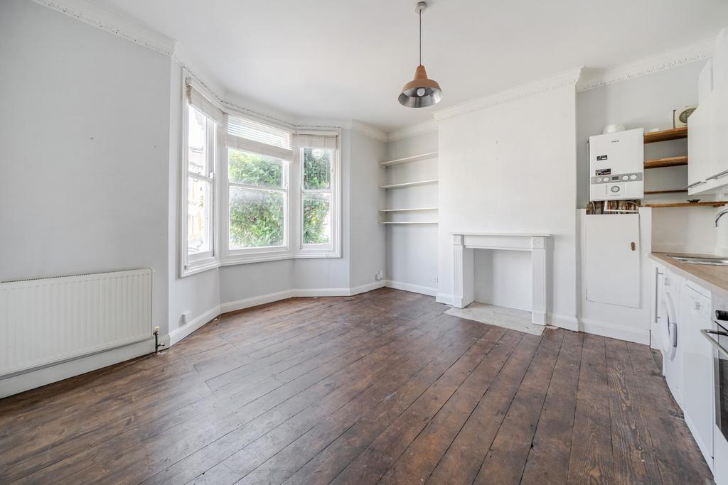 Living room, fireplace