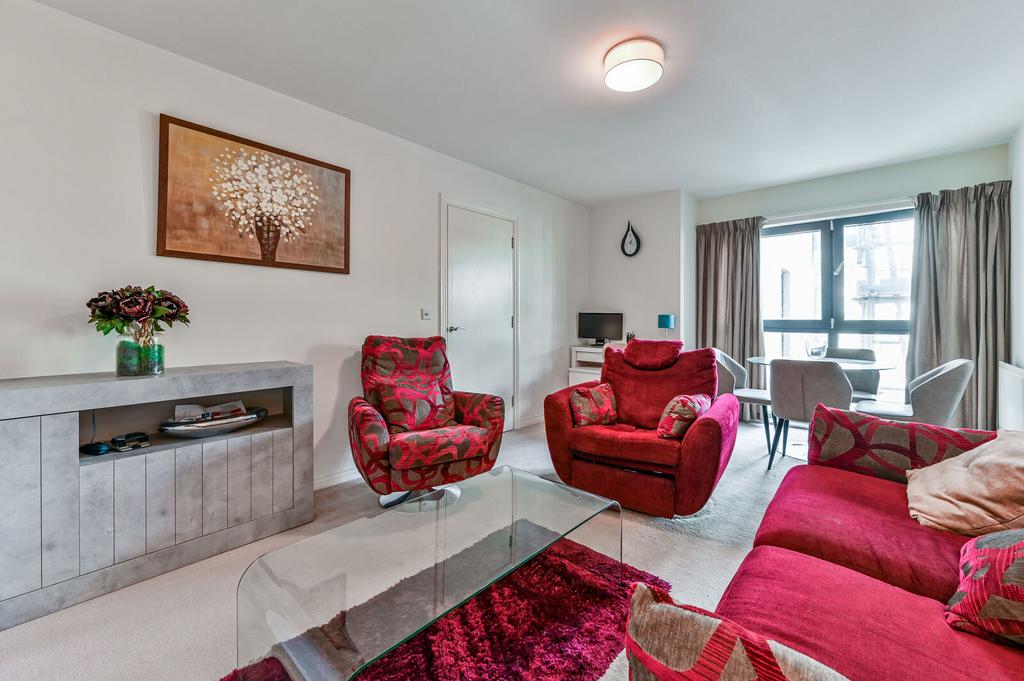 Living room, fireplace