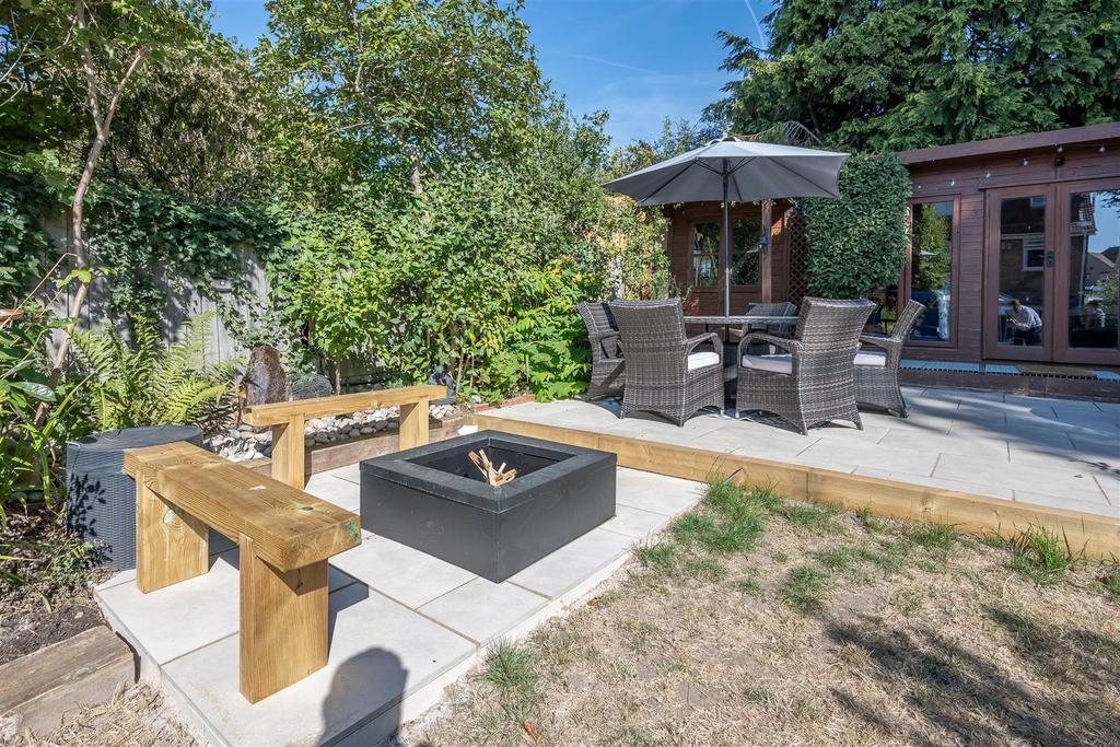 Patio view, garden