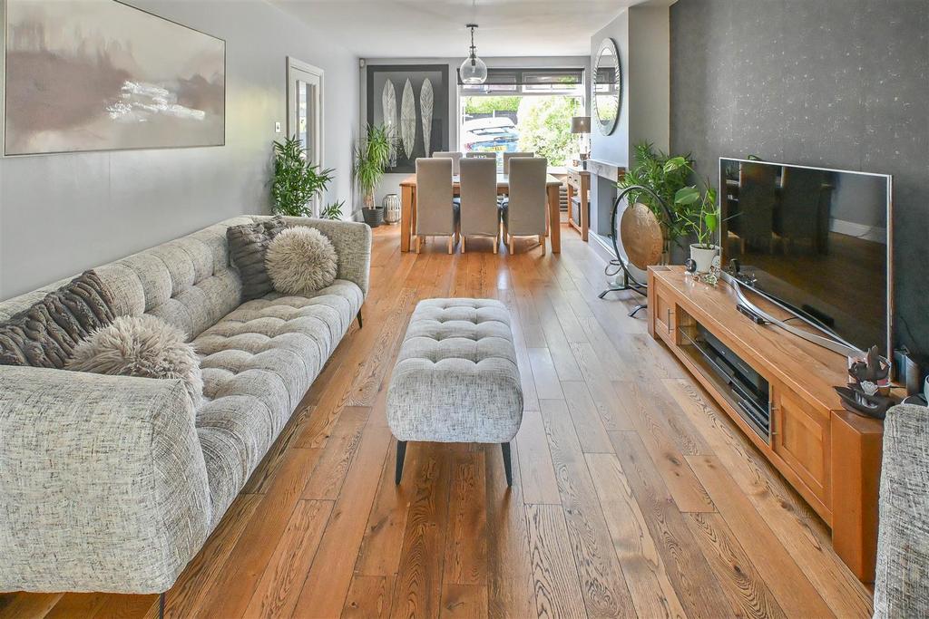 Open-plan living area, open plan living