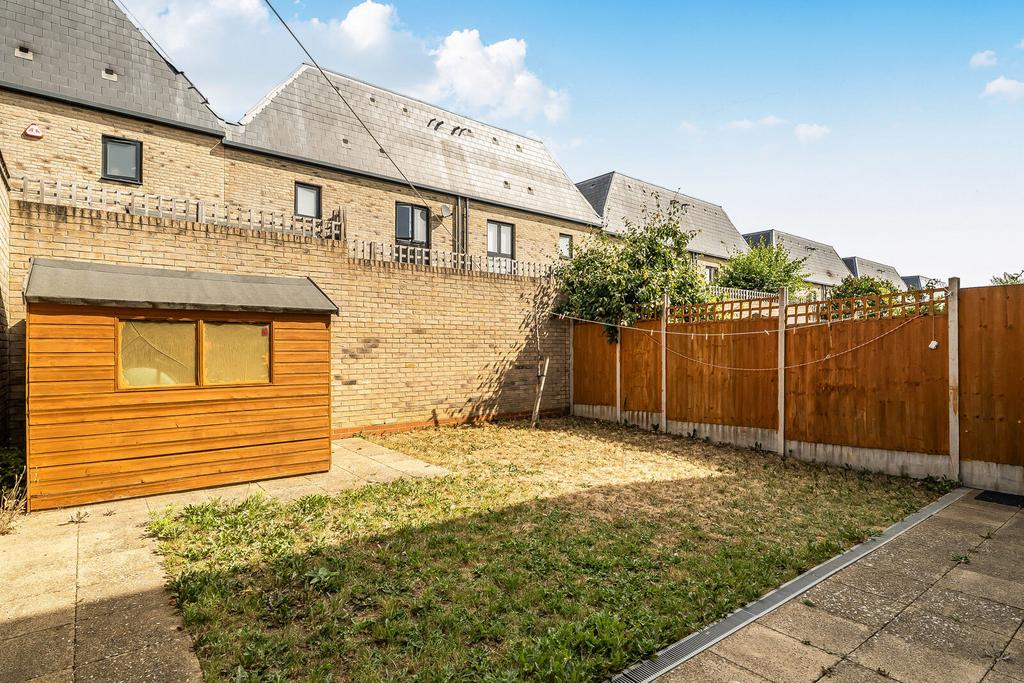Garden view, out buildings