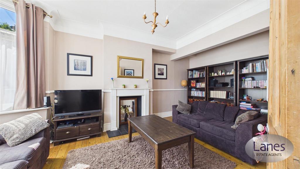 Living room, fireplace