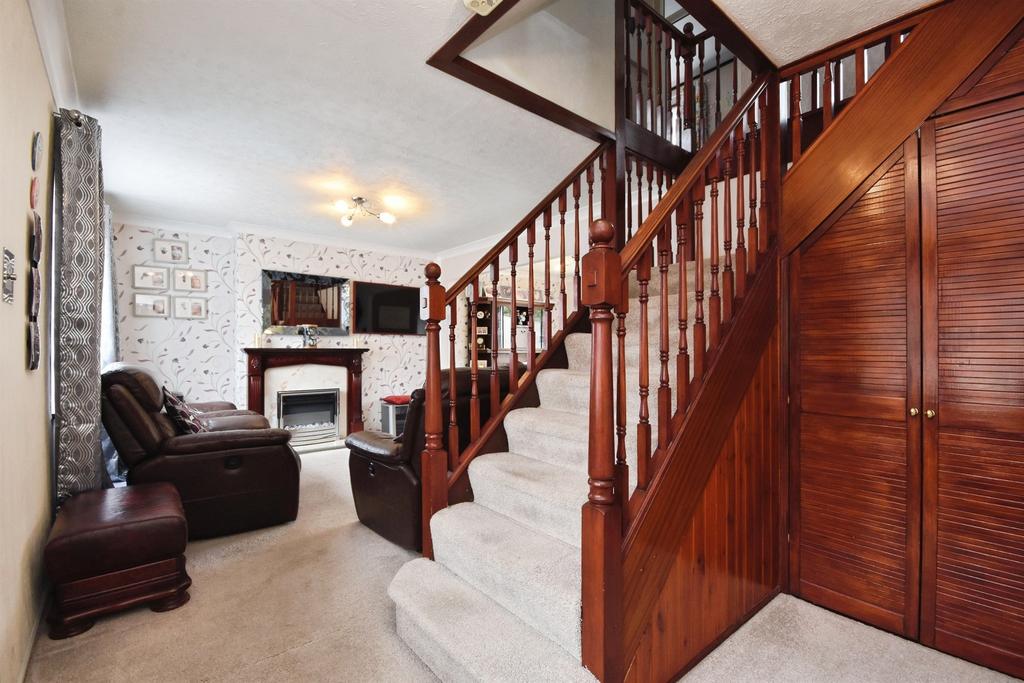 Living room, fireplace