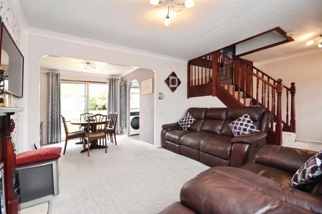 Open-plan living area, open plan living