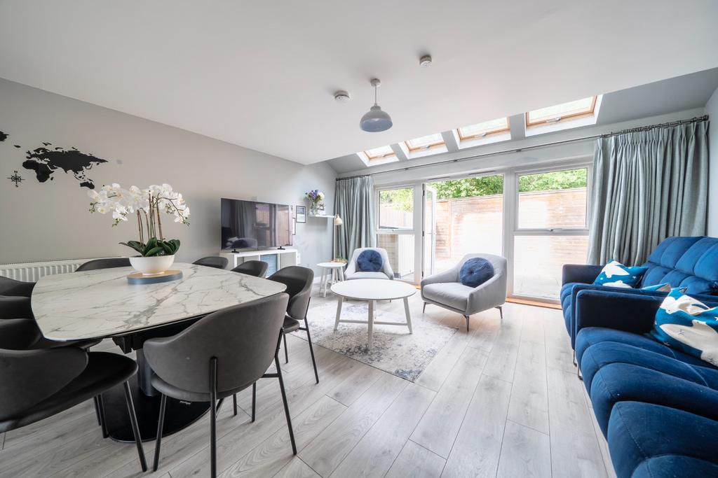 Open-plan living area, open plan living