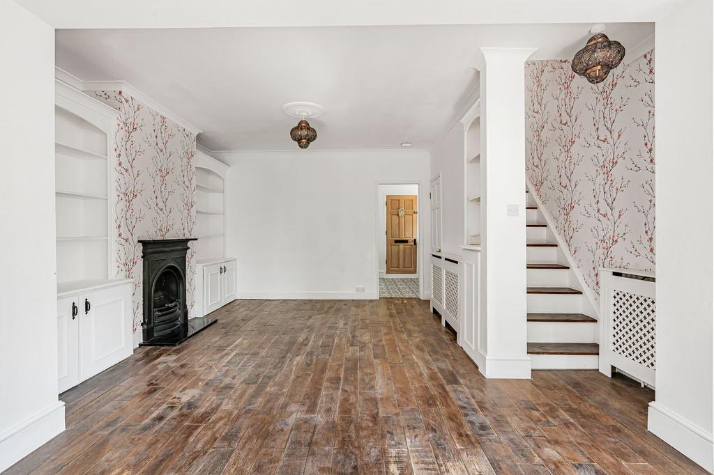 Living room, fireplace