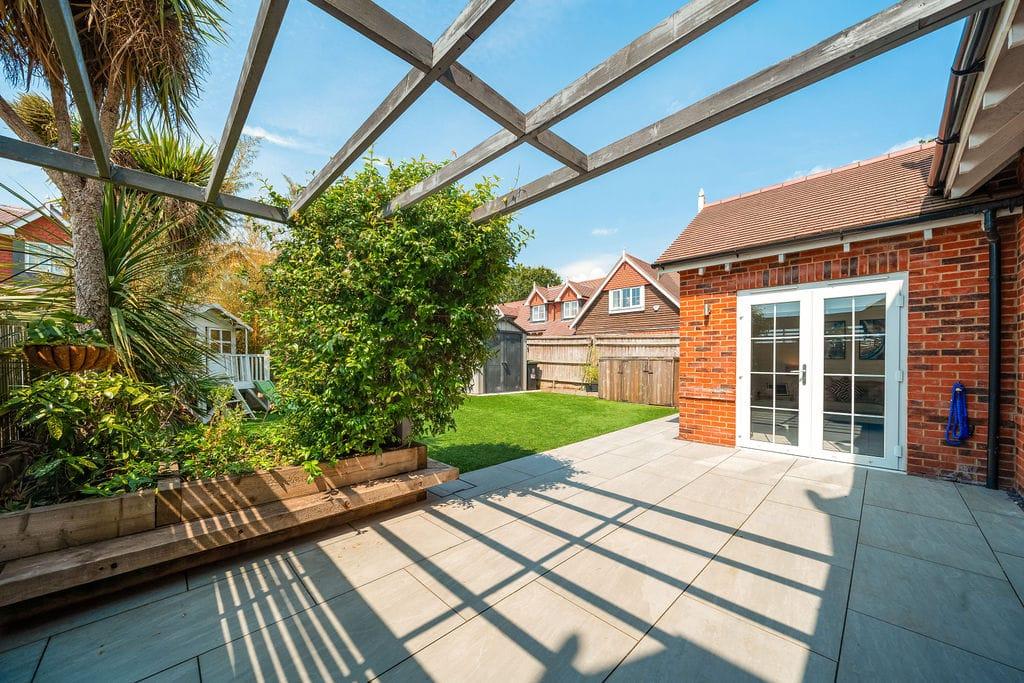 Patio view, garden