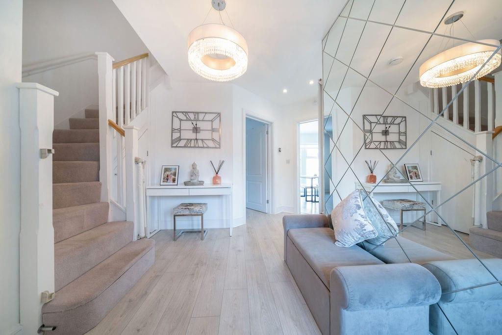Open-plan living area
