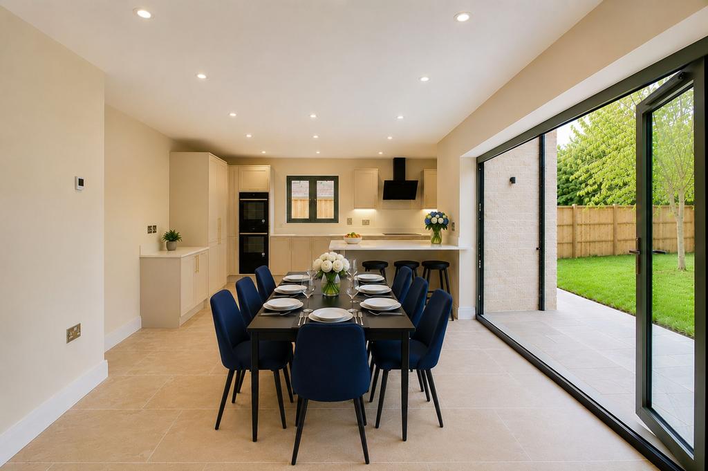 Dining room, open plan living