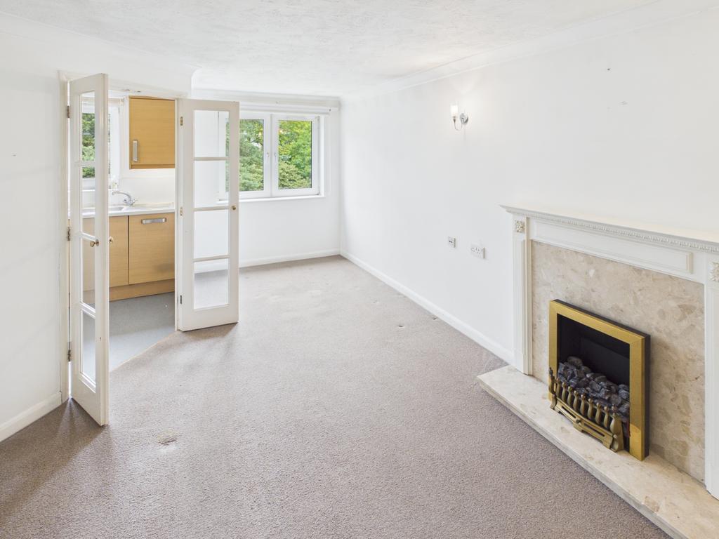 Living room, fireplace
