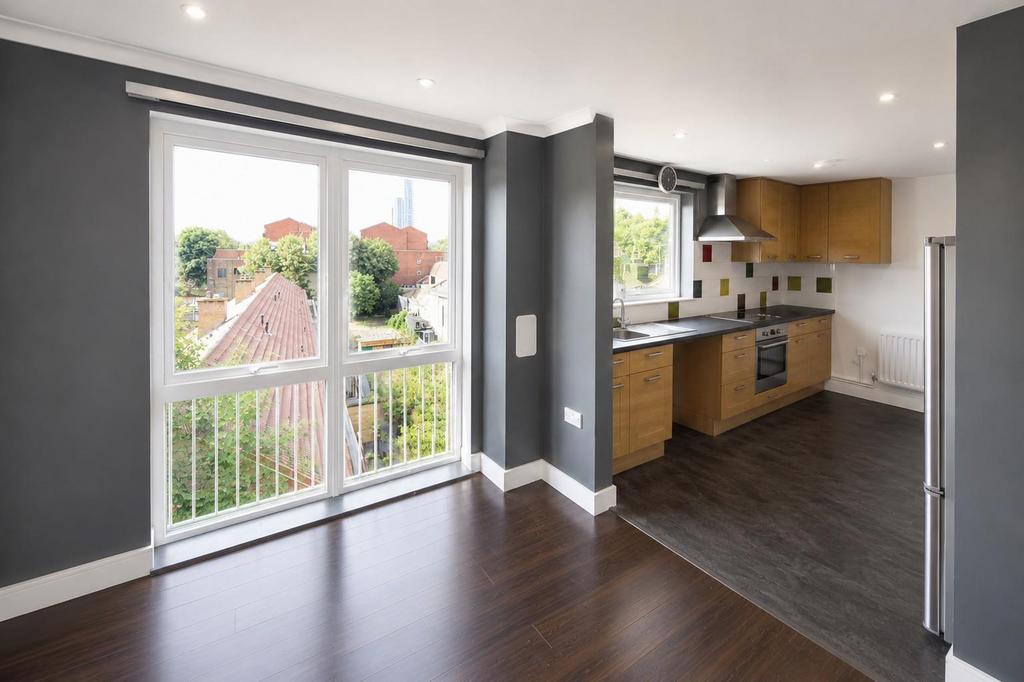 Kitchen, open plan living