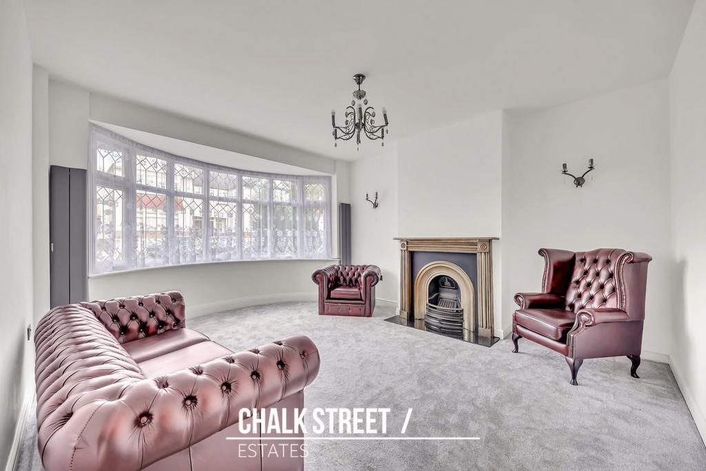 Living room, fireplace