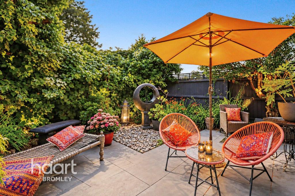 Patio view, garden