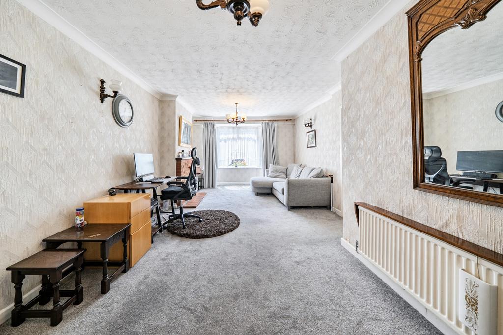 Open-plan living area, open plan living