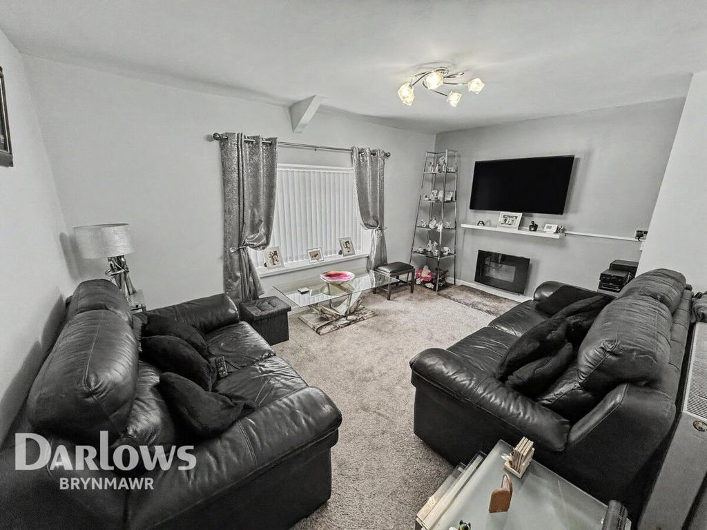 Living room, fireplace