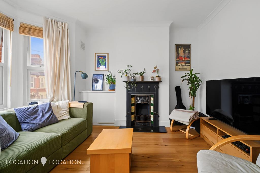 Living room, fireplace