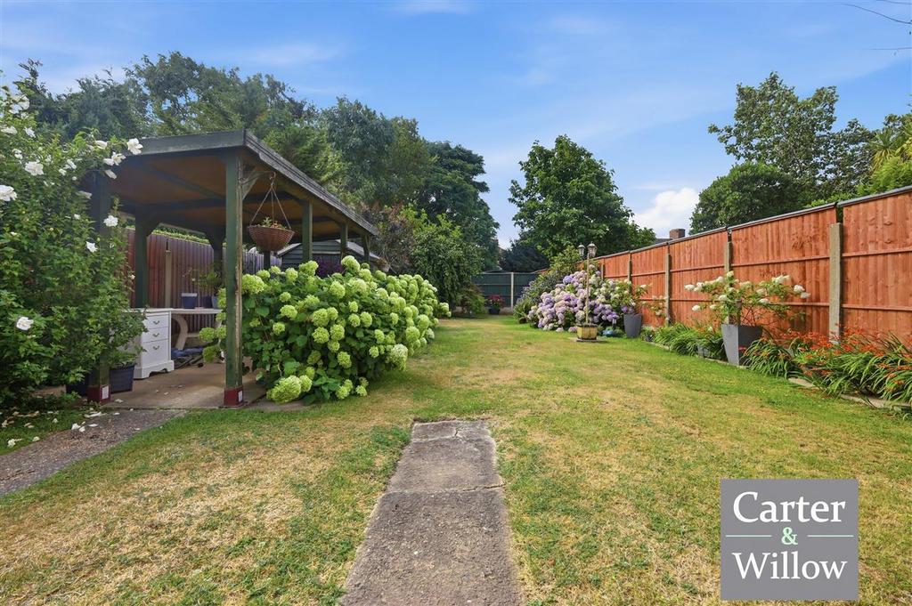 Private rear garden