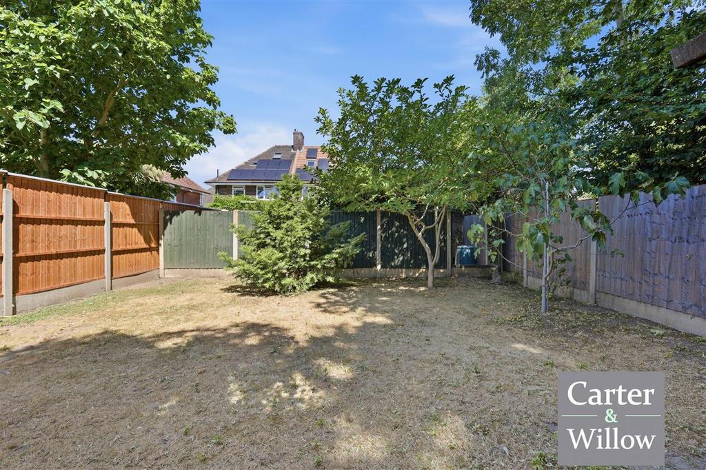 Private rear garden