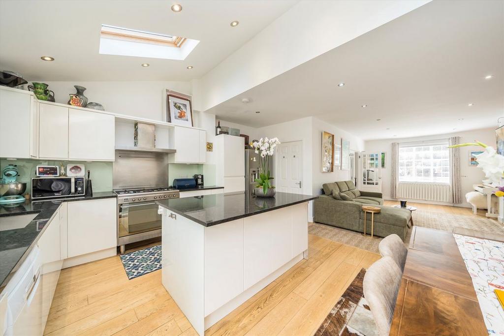 Open-plan living area, open plan living